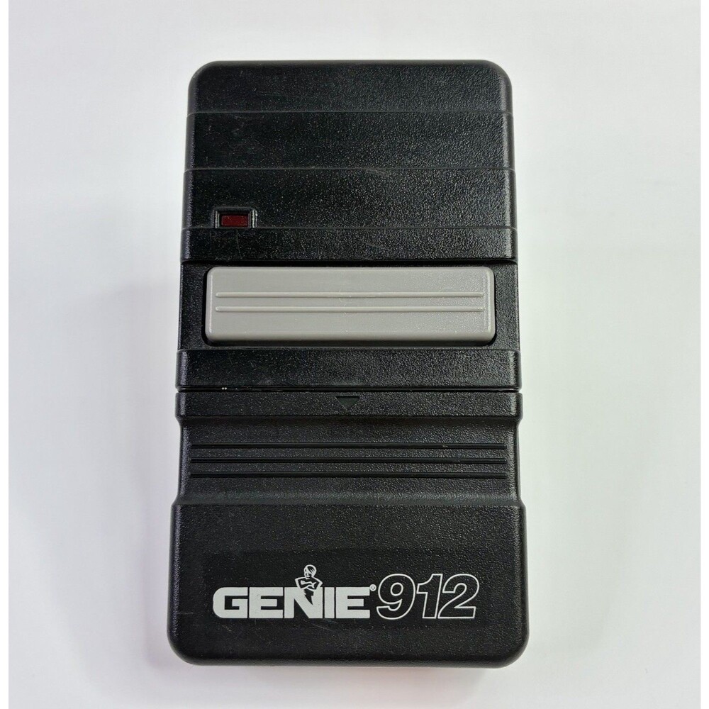 Genuine Genie 912 One Button Garage Door Opener Remote Model GT912 w/ Visor Clip